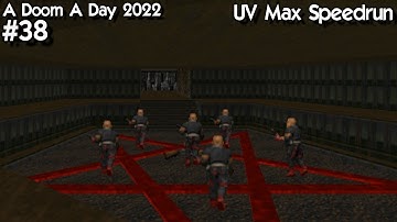 Doom Memento Mori MAP01: "The Teleporter" UV Max Speedrun 55 Seconds 100% Kills / 100% Secrets