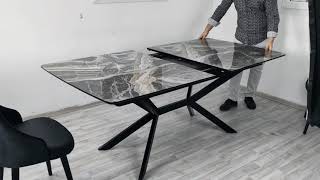 Raudi 12 Kişilik masa takımı. Açılır masa tam 270 cm Nirvana Resimi