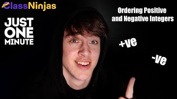 ORDERING POSITIVE AND NEGATIVE INTEGERS | *1 Minute Maths*