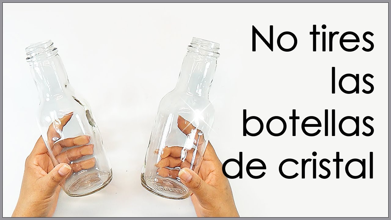 3 Ideas con Botellas de Cristal (FÁCIL) y en 5 minutos - Ecobrisa 