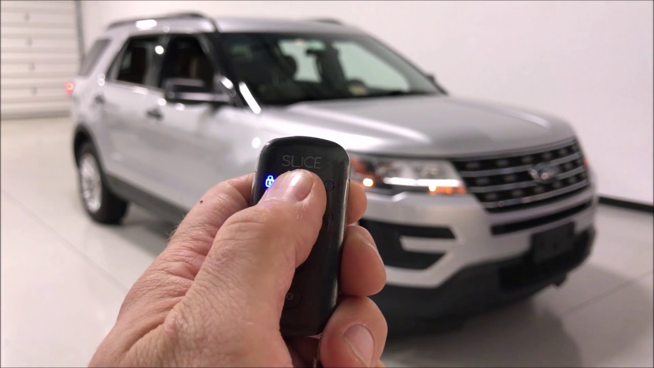 2016 Ford Explorer with Remote Start added to the OEM FOB w/ long range