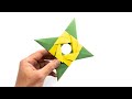 Cómo hacer una estrella ninja de papel - estrella de origami