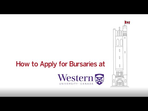 How to Apply for Bursaries at Western