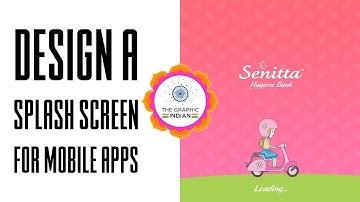 Design a Splash Screen || Photoshop Tutorial || THE GRAPHIC INDIAN