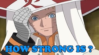 How Strong Is Seventh Hokage Naruto Uzumaki ナルト