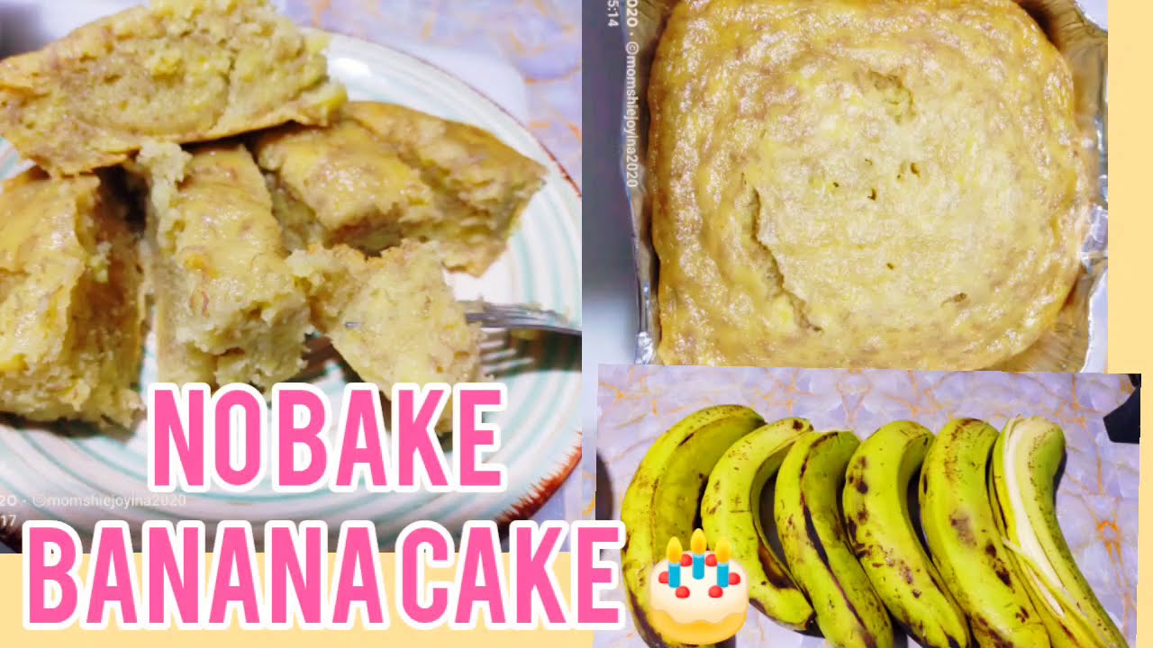 NO BAKE BANANA CAKE YouTube