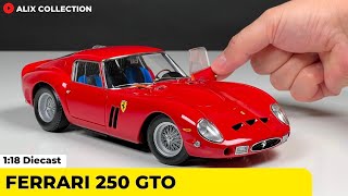 Unboxing of Ferrari 250 GTO 1:18 Diecast Model Car by Kyosho (4K) Ferrari 250 Gto Model Car