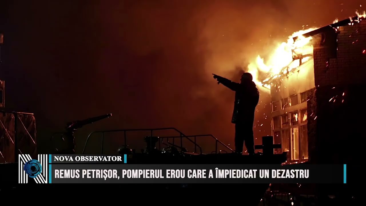 REMUS PETRIȘOR, POMPIERUL EROU CARE A ÎMPIEDICAT UN DEZASTRU REMUS PETRIȘOR, POMPIERUL EROU CARE A ÎMPIEDICAT UN DEZASTRU