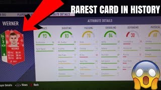 RAREST CARD IN FIFA HISTORY (TIMO WERNER - JUVENTUS/BRAZIL) ONLY 100K RIP