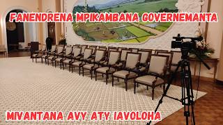 MIVANTANA AVY ATY IAVOLOHA FANENDRENA NY MPIKAMBANA GOVERNEMANTA