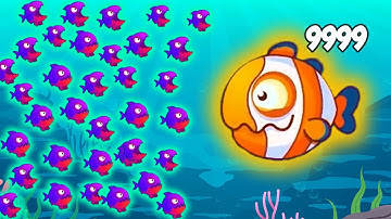 New Levels Shark World Crowd of Fish io - Gameplay Part 99 Tutorial Shark Attack  (Android,iOS)