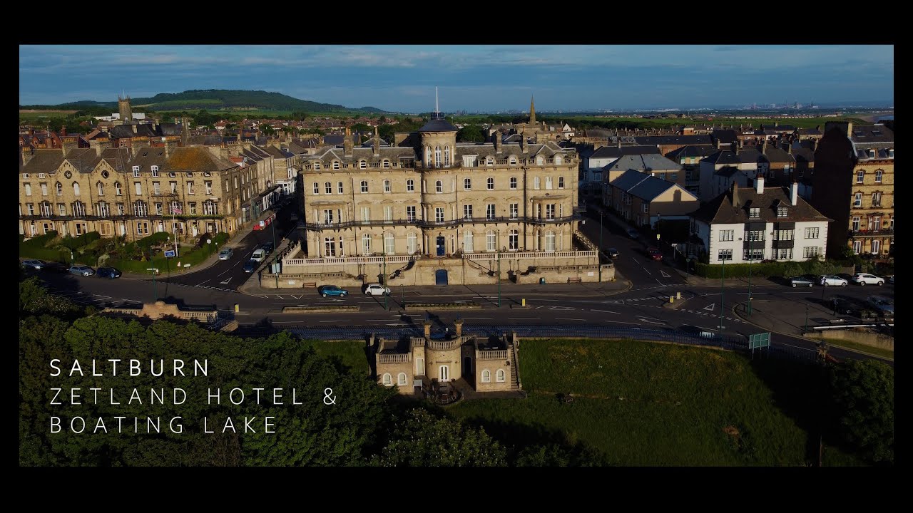 Zetland Hotel and Boating Lake Saltburn early Summer 2021 YouTube