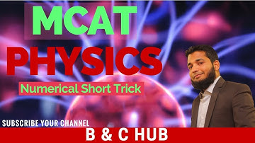Physics Numerical Short Trick for MCAT and ECAT PREPARATION.  By: DAR ACADEMY (WATCH IN HD)