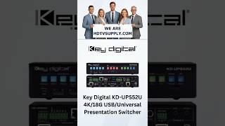Key Digital KD-UPS52U 4K/18G USB/Universal Presentation Switcher