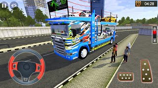 New Bussid Truck Scania Muatan Mobil Mewah | Bus Simulator Indonesia Truck Mod – Android Gameplay screenshot 4