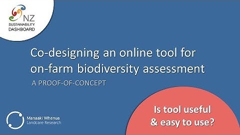 Is the Biodiversity Tool useful and easy to use?