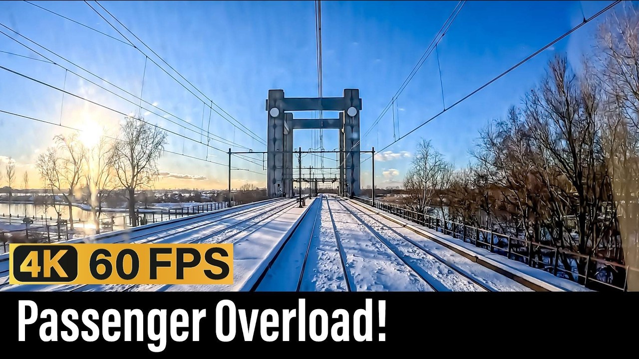 Train Cab Ride NL / Passenger Overload! / Amsterdam - Gouda - Rotterdam / SLT Sprinter / Jan '26