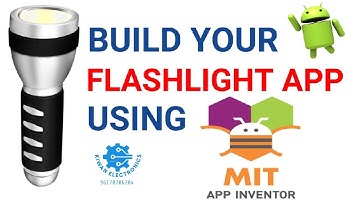 how to make a #flashlight #app in MIT #appinventor  #mobile