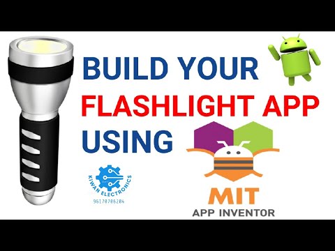 how to make a #flashlight #app in MIT #appinventor  #mobile