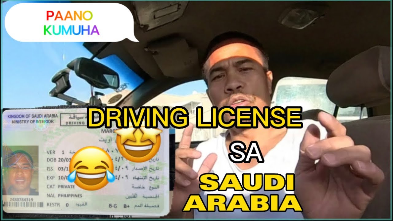 PAANO KUMUHA DRIVING LICENSE | SA SAUDIA ARABIA 🇸🇦#Bikersmoto