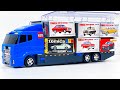 トミカ☆トミカのミニカーを開封＆コンボイに収納です☆Tomica opening and put in Okatazuke convoy