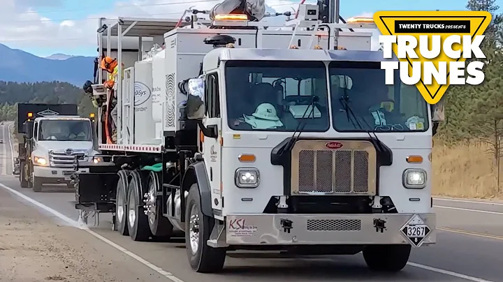 Line Painter for Children | Truck Tunes for Kids | Twenty Trucks Channel | Road Striper