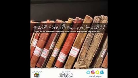 فسيعلم الذين ظلموا اي منقلب ينقلبون القارئ عادل عبد الله ريان Advice from the Holy Quran