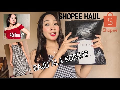  Shopee  Haul Baju  Korea  Murah  Banget haul2 YouTube