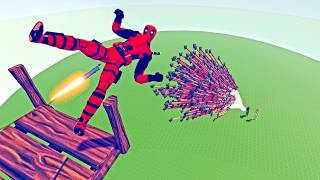 FLIGHT FROM A HEIGHT DIRECTLY TO THE ARROWS  | TABS - Totally Accurate Battle Simulator