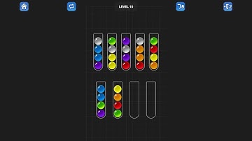 Ball Sort Puzzle - Color Game Level 10 Solution (Android)