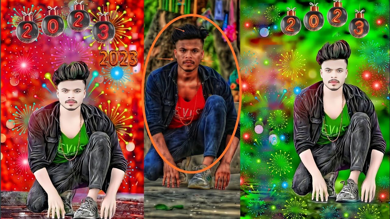 Happy new year photo editing 2023 | picsart New year 2023 photo editing  |snapseed2023 Photo Editing - YouTube