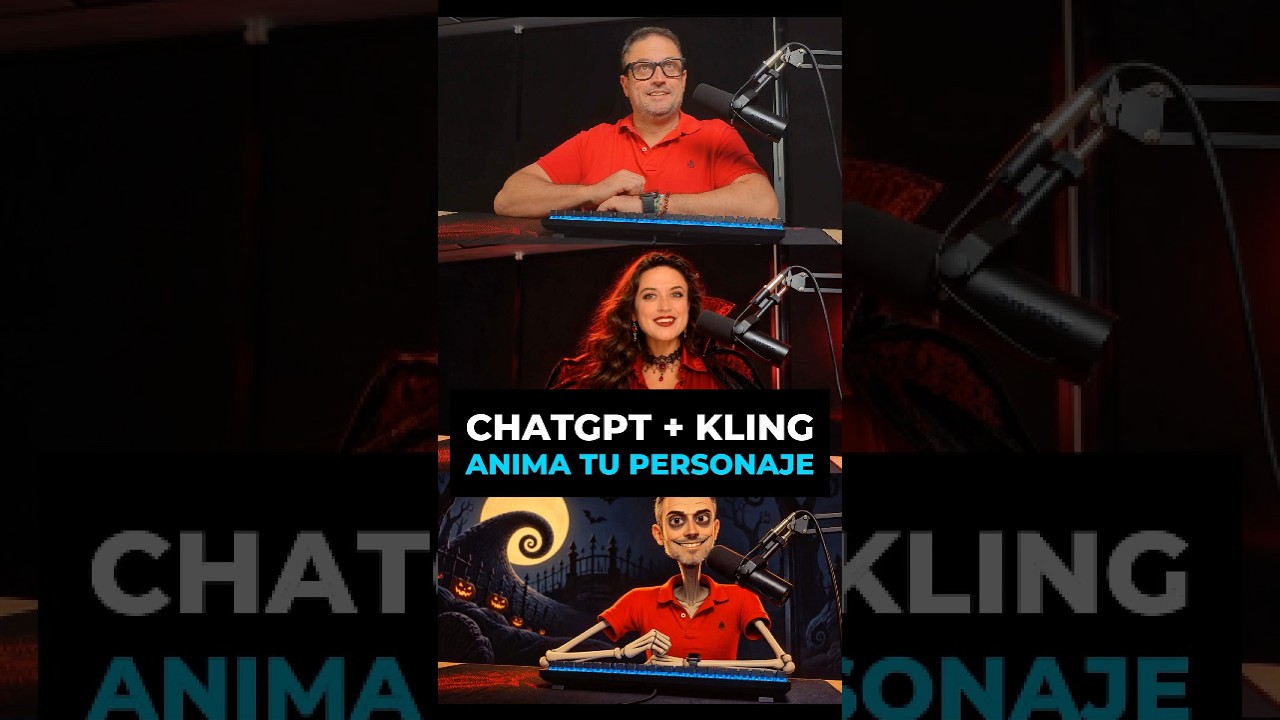 CHATGPT + KLING: personajes que hablan #ia #chatgpt #bigdata #motioncontrol