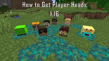 How to Get PLAYER HEADS in Minecraft 1.16! (Java Edition Tutorial)