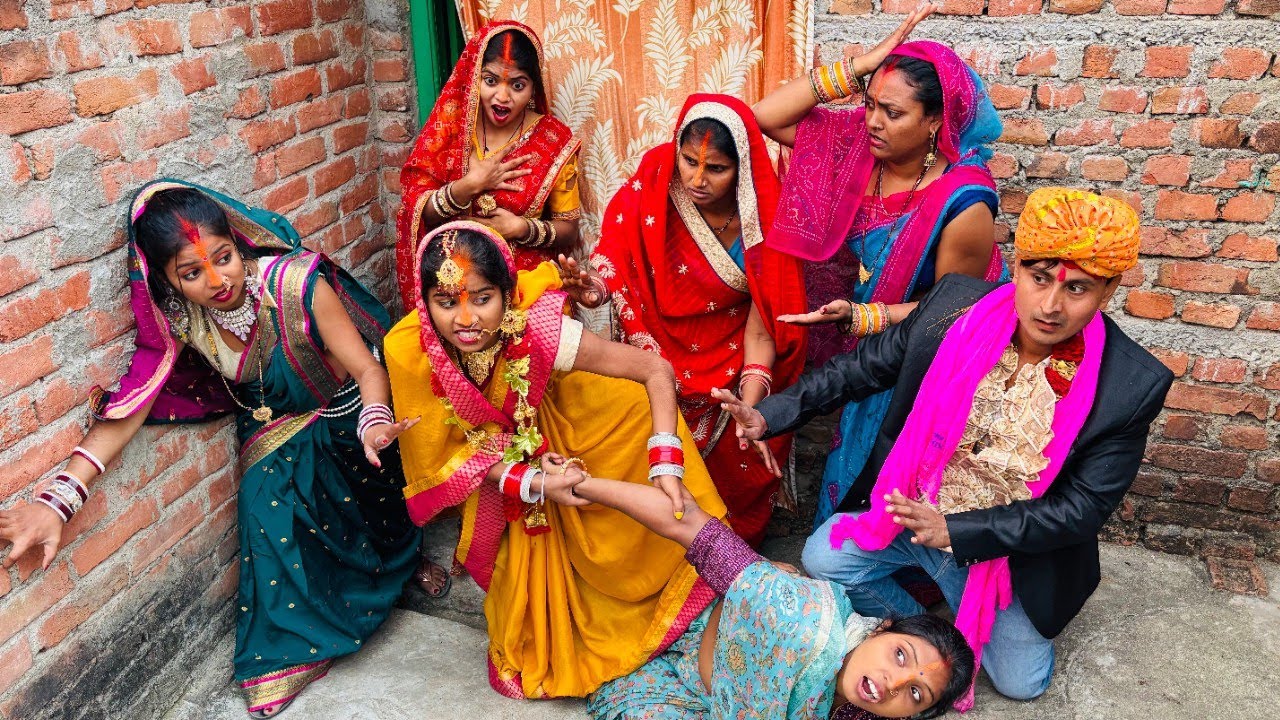 डोली से उतरते ही, देखिये नई नवेली दुल्हन का जलवा कैसे सास हुई लजीत।|Devar Bhauji Priti Singh Comedy
