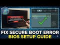 How to Fix Secure Boot Failed on Any PC/Laptop?