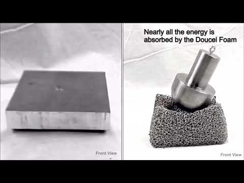 Duocel® Energy Absorption Demonstration - video from ERG Aerospace