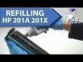 How to Refill HP 201A, 201X Cartridges for M252, M252dw, M277, M277dw Printers