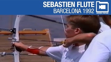 Barcelona 1992 Olympic Champion Sebastien Flute shooting during practice | Archive Footage
