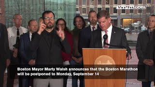 VIDEO NOW: Boston Marathon postponed to September
