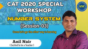 CAT 2020  Workshop Session-3 | Anil Nair Classes | Tricks ,Concepts and Shortcuts