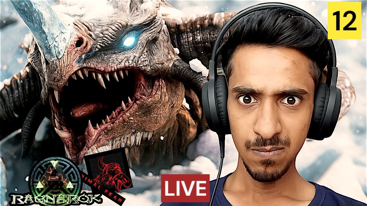 🔴LIVE : 100 DAYS CHALLENGE HARDCORE MOD OF ARK SURVIVAL PRIMAL FEAR ! Day12