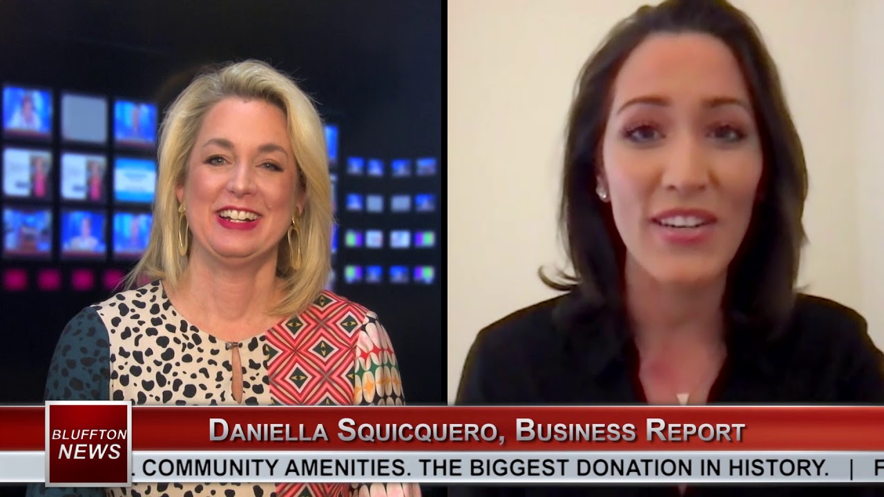 BLUFFTON NEWS | Daniella Squicquero, Business Report | February 2021 | WHHITV