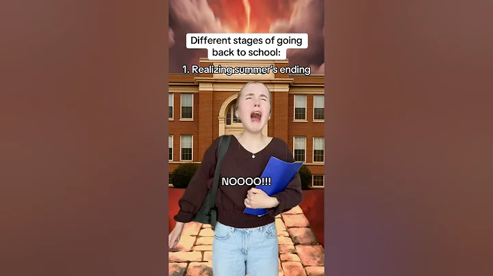 The different stages of going back to school #pov #relatable #comedy #skit