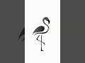 #FlamingoLogo #MinimalLogo #Illustrator#AdobeIllustrator#GraphicDesign#MinimalDesign #MonolineLogo