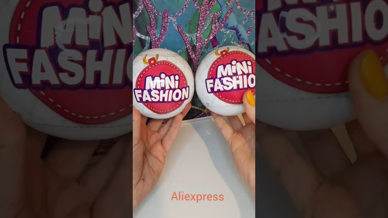 Aliexpress 5 Surprise Mini Fashion Unboxing Шарики Мини Фэшн Zuru Распаковка 