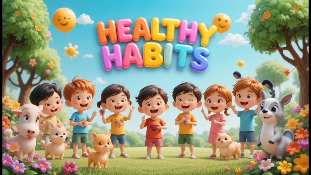 Healthy Habits | Fun Learning for Kids | Good Habits Song for Toddlers ...