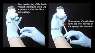 Aseptic Technique Procedures in IV Preparation Area