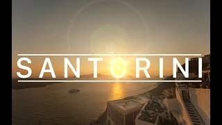 Santorini in 4K l Most Beautiful Sunsets
