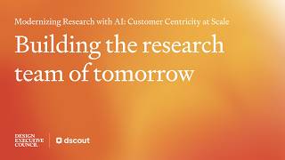 Track 1: Building the research team of tomorrow
