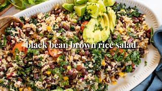 Black Bean Brown Rice Salad This Savory Vegan